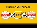 IT Security Certifications CySA vs PenTest vs CISSP