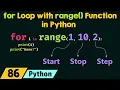 for Loop with range Function in Python