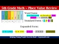 2022 Texas STAAR Math 5th Grade Place Value Part 2
