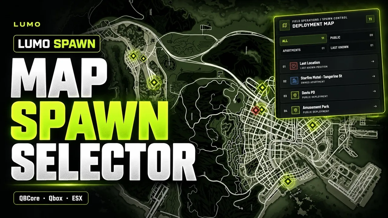 ​Lumo Spawn — Map Spawn Selector (Escrow)