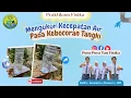 Praktikum Hukum Bernoulli | Mengukur Kecepatan Air Pada Kebocoran Tangki