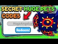 This SECRET CODE GIVES FREE HUGE PETS in Pet Simulator X