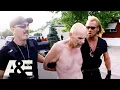 Baldy Runner Gets Chased Down by the Chapmans Dog the Bounty Hunter A E