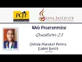 Web Programming - Question 23