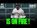 The Houston Astros lineup is ON FIRE Yordan Alvarez Christian Walker leading the success