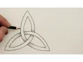 How to Draw a Celtic Knot The Triquetra Step by Step