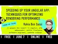 Speeding up your angular app techniques for optimizing rendering performance