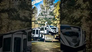 Making the most of that off-grid power in Yellowstone.