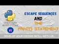 Everything About Python Escape sequence in Python explanation in Hindi in 2021