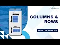 What are Rows and Columns with Examples Flutter Widgets Tutorial