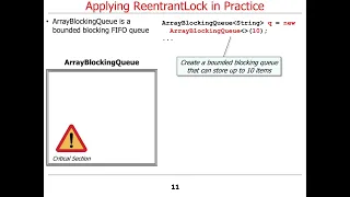 Example Application of Java ReentrantLock
