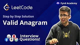 LeetCode 242 - Valid Anagram Leetcode Problem Solving Python Tutorial