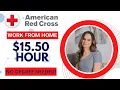 American Red Cross Hiring 15 50 Hour Work From Home Job With No Degree Needed Schedule Donors USA