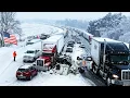 Chaos in California Massive Winter Storm Freezes Highways Traps Vehicles on I 80 at Donner Pass