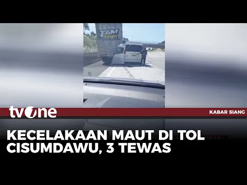3 Orang Tewas dalam Kecelakaan Maut di Tol Cisumdawu