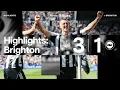 Newcastle United 3 Brighton and Hove Albion 1 Premier League Highlights