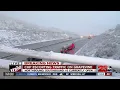 CHP Escorting traffic on Grapevine Northbound Southbound I-5 currently open