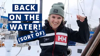 Say Hello To Our Little Inflatable Boat \ Living on a Sailboat in Canada Ep. 21