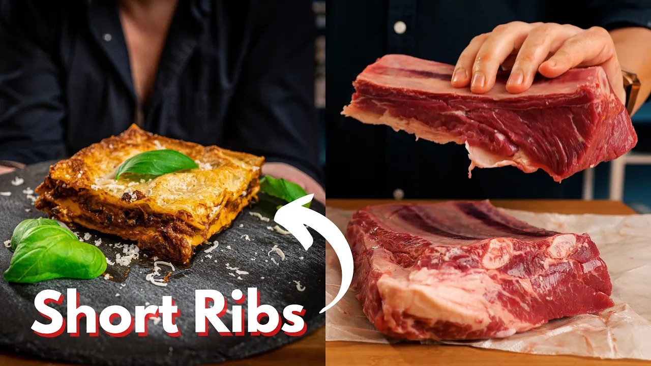 Lasanha de short Ribs | Nunca comi uma lasanha tão boa!!!
