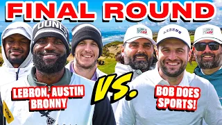 LeBron, Bronny, Austin Reaves vs. Bob Does Sports | 3v3 Rematch