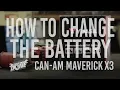 How to change the Battery on your Can-Am Maverick X3 Gettin It Done