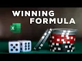 Using Excel to calculate Expected Value of a Dice Game Simulation