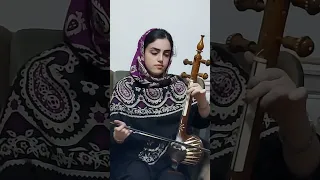 دوپا لری شاد از رعنا هدایتی عزیر هنرمند جوان لرستانی کمانچه تنبک لری شاد اموزش ریتم ساز دوپا 