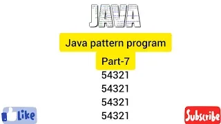 Java pattern program part 7 Easy Learning Genius