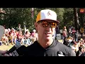 Graham Rossini speaks to media at Camp Tontozona scrimmage 26