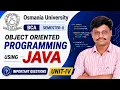 Unit-IV OOP Using JAVA Important Questions with Explanation OU BCA