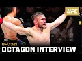 Nathaniel Wood Octagon Interview UFC 321