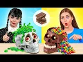 Download Lagu 초콜릿 대 실제 음식 도전 ~와 함께Wednesday Addams | 크레이지 챌린지 TeenDO Challenge