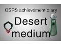 OSRS Desert medium diary guide