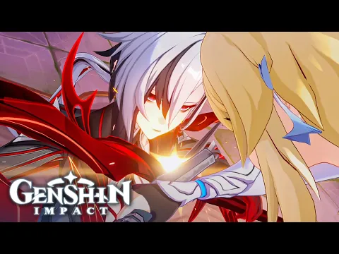 Download MP3 LUMINE VS ARLECCHINO BOSS BATTLE Genshin Impact | KNAVE Story Cutscene