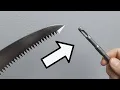 A 60-year-old carpenter told me the secret! How to sharpen a handsaw?!