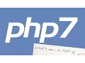 New features in PHP 7 a quick overview