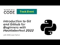Introduction to Git and Github for Beginners with Hacktoberfest 2022