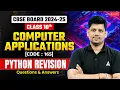 Computer Applications Class 10 Class 10 Python Revision Computer Application Python Revision