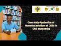 Case study-Application of Numerical solutions of ODEs in Civil engineering PSNM SNS Institutions