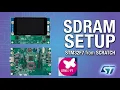 STM32F7 SDRAM From Scratch FMC Setup Timing Calculations Live Memory Test