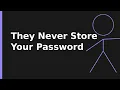 How Websites Check Your Password Without Ever Storing It