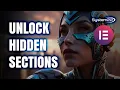 Elementor Hide and Show Sections on Button Click and Change Button Text