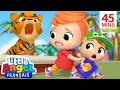 Download Lagu Apprendre les Animaux aux Zoo 🐯🐊 Comptines pour Bébé | Little Angel Français