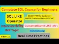 SQL LIKE Operator Tutorial Master Pattern Matching in SQL
