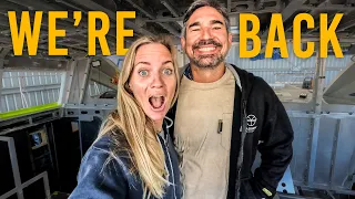 What Happened to Our Boat?! (Back At The Build!) 🛠️ Aluminum Catamaran Build Pt. 41