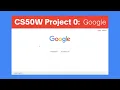 CS50W - Project 0