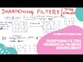 Sharpening filter in Image Processing Numerical of Laplacian and Sobel Spatial Image Enhancement