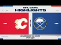 NHL Highlights | Calgary Flames vs. Buffalo Sabres - November 19, 2025
