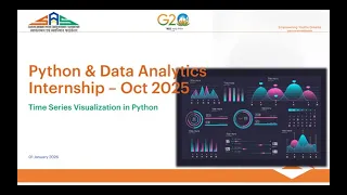 Python Data Analytics Internship Session 28 Time Series Visualization in Python SASF