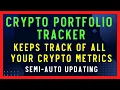 Crypto Portfolio Tracker Sheets Template - Keep Track of All Your Coins Metrics